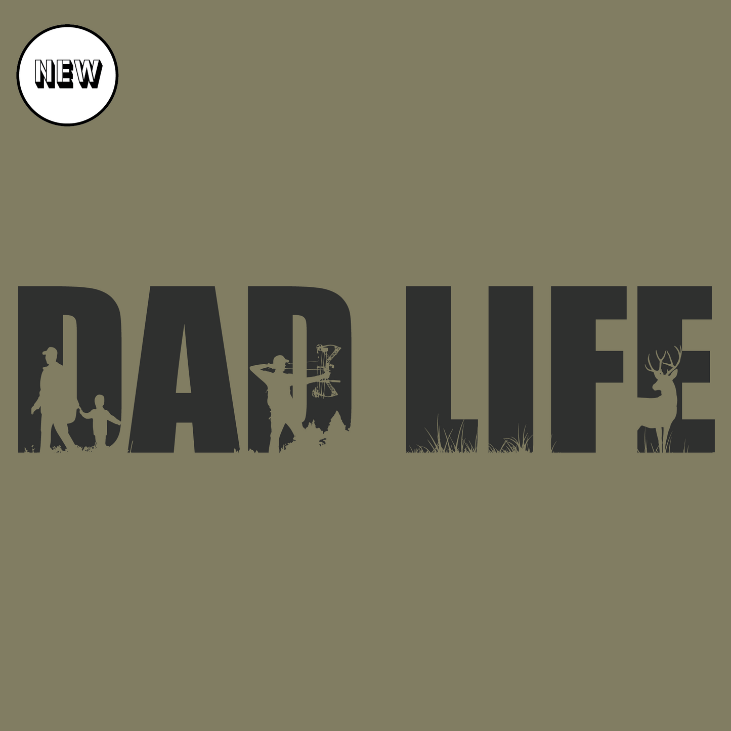 "DAD LIFE" Tee Lightweight and breathable Shirt Unisex, Men